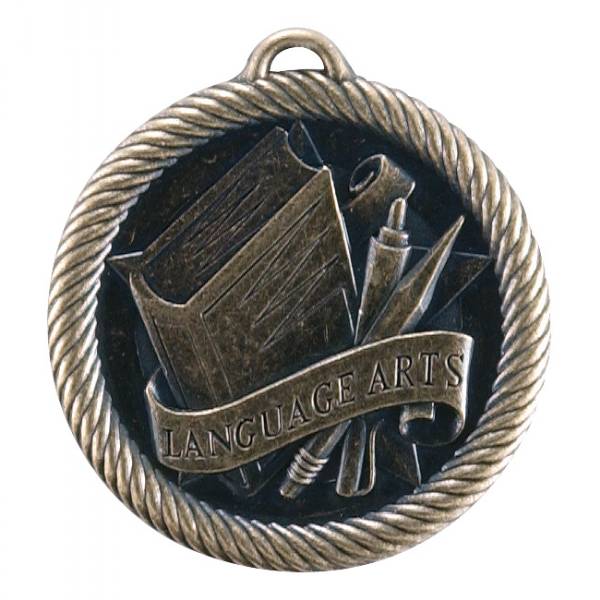 2" Language Arts Value Series Award Medal #2