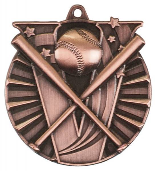 2" Baseball Victory Series Award Medal #4