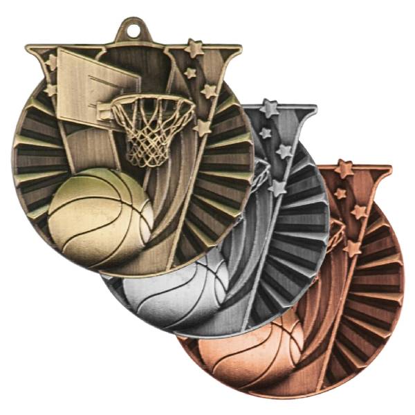 2" Basketball Victory Series Award Medal