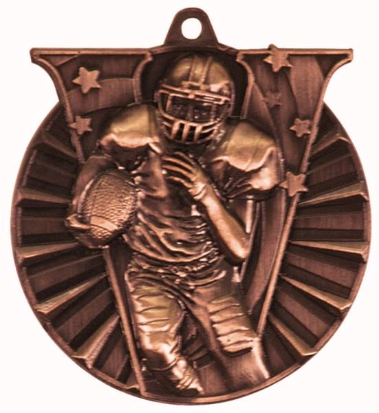 2" Football Victory Series Award Medal #4