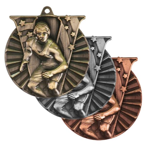 2" Wrestling Victory Series Award Medal