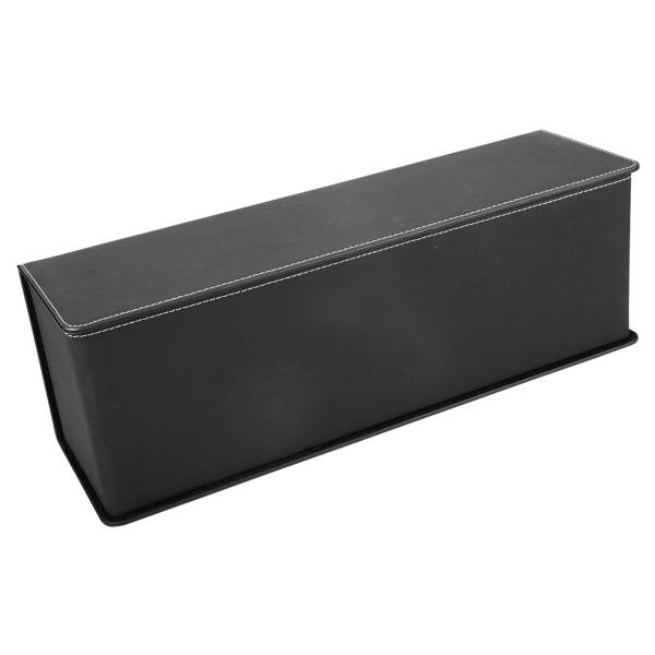 Black / Silver Leatherette Single Wine Box with Tools #4