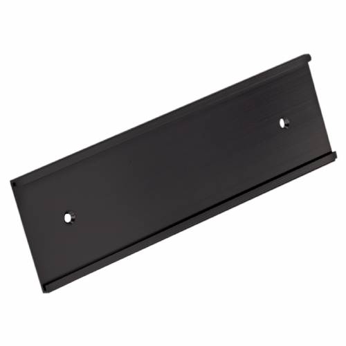 Black Aluminum Wall Sign Bracket 2" x 10"