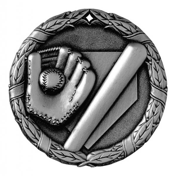 2" Baseball XR Series Award Medal (Style A) #3