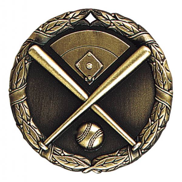 2" Baseball XR Series Award Medal (Style B) #2