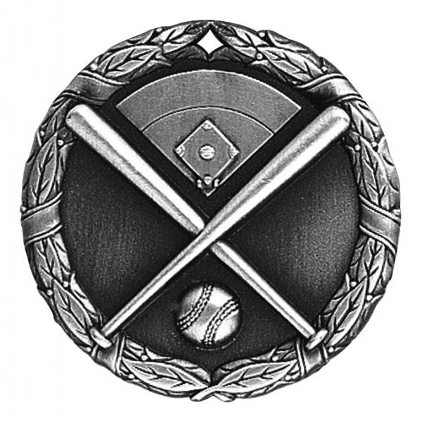 2" Baseball XR Series Award Medal (Style B) #3