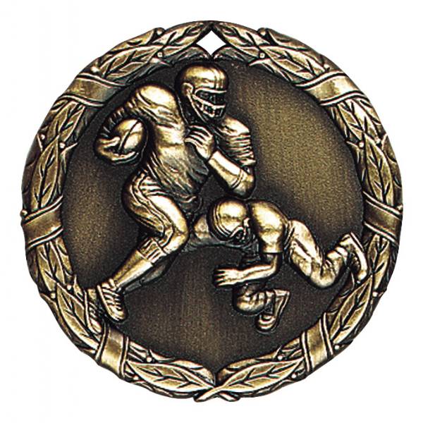 2" Football XR Series Award Medal #2