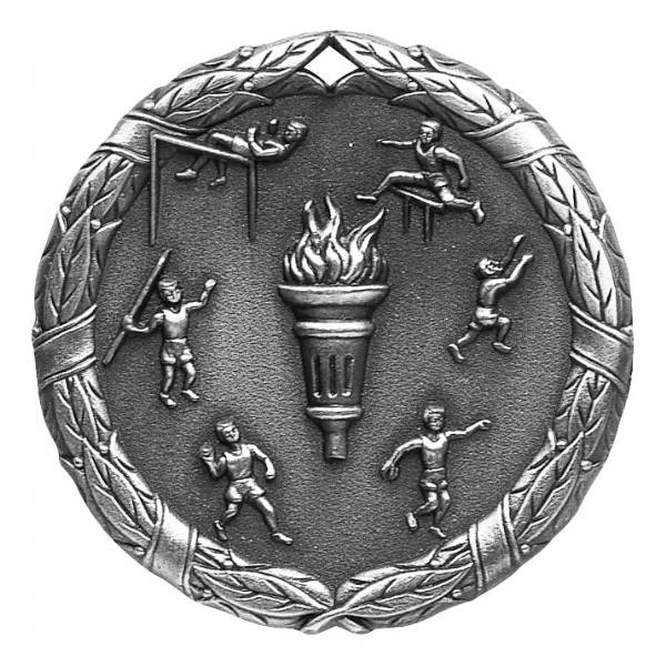 2" Track and Field XR Series Award Medal (Style A) #3
