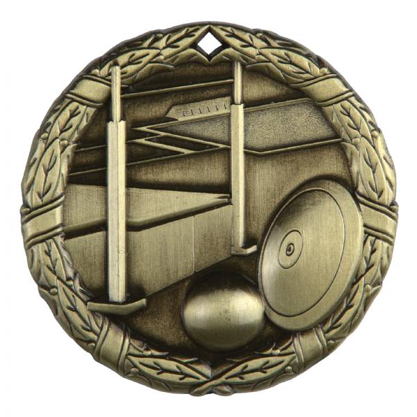 2" Track and Field XR Series Award Medal (Style B) #2