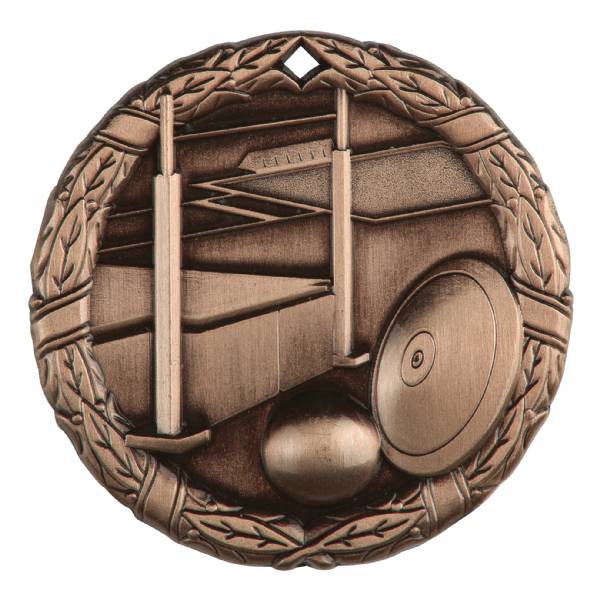 2" Track and Field XR Series Award Medal (Style B) #4