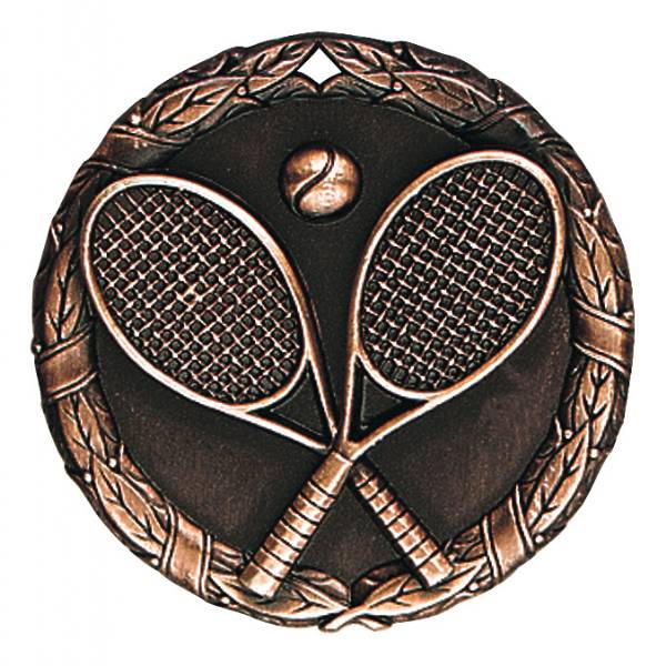 2" Tennis XR Series Award Medal #4