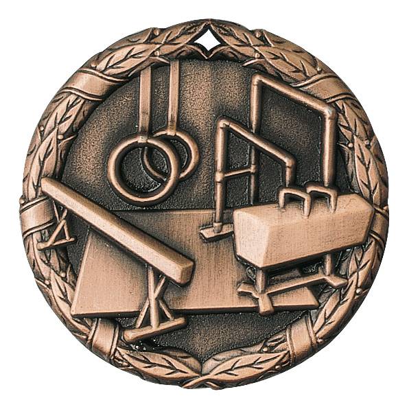 2" Gymnastics XR Series Award Medal #4