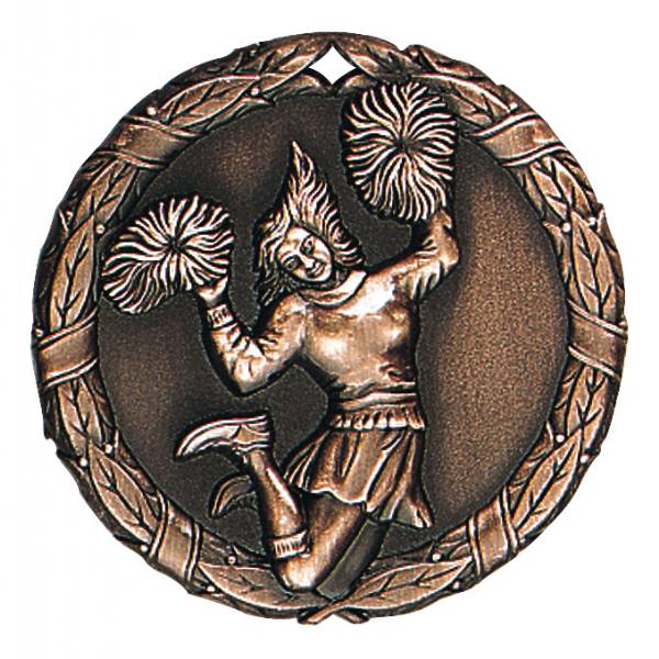 2" Cheer XR Series Award Medal (Style B) #4