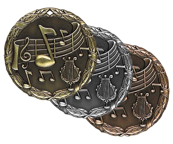 2" Music XR Series Award Medal