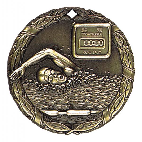 2" Swimming XR Series Award Medal #2