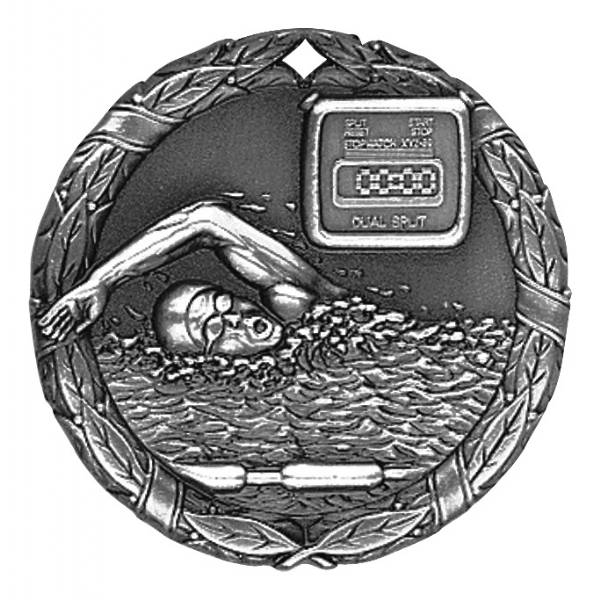 2" Swimming XR Series Award Medal #3