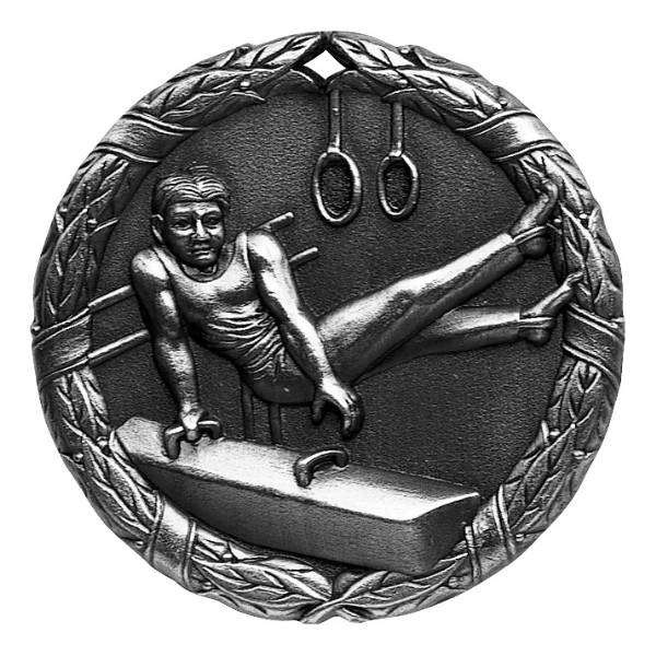 2" Male Gymnastics XR Series Award Medal #3