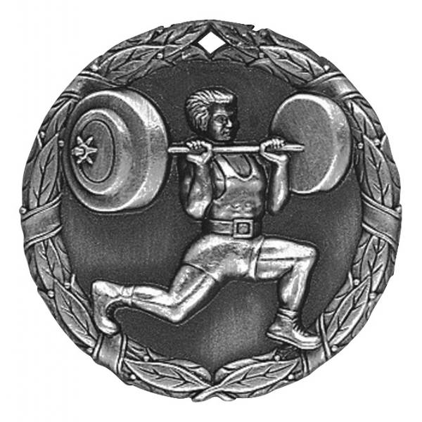 2" Weightlifting XR Series Award Medal #3