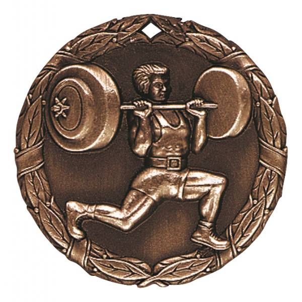 2" Weightlifting XR Series Award Medal #4