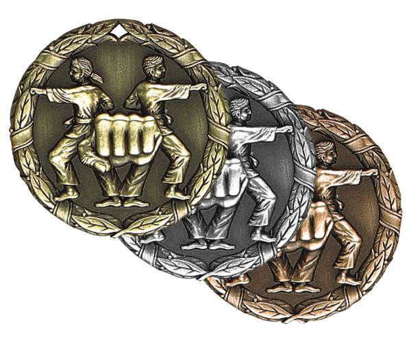 2" Karate XR Series Award Medal