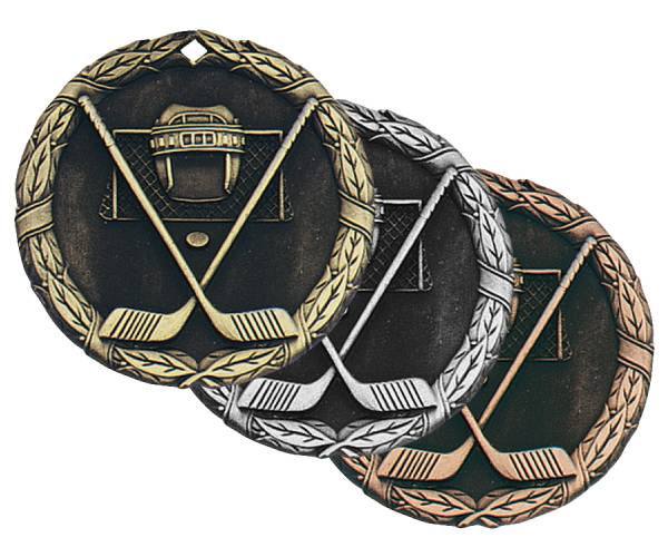 2" Hockey XR Series Award Medal (Style A)