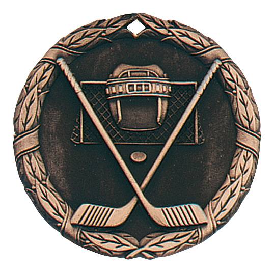 2" Hockey XR Series Award Medal (Style A) #4