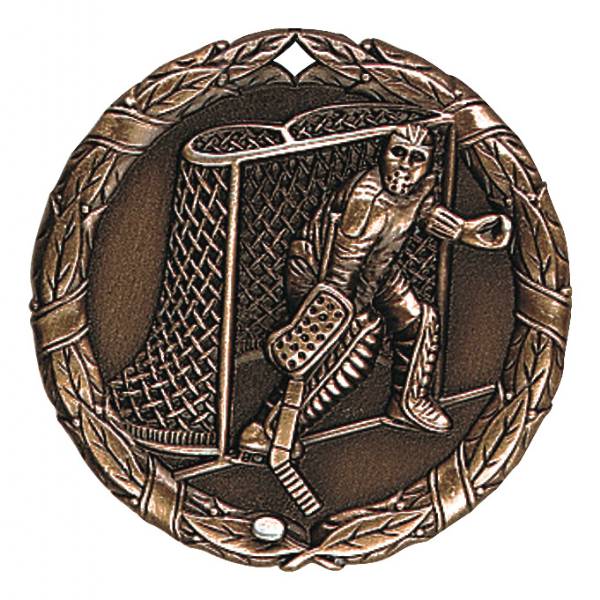 2" Hockey XR Series Award Medal (Style B) #4
