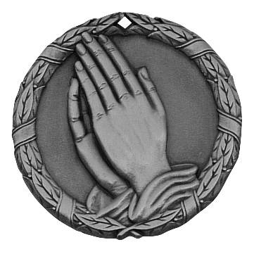 2" Praying Hands XR Series Award Medal #3