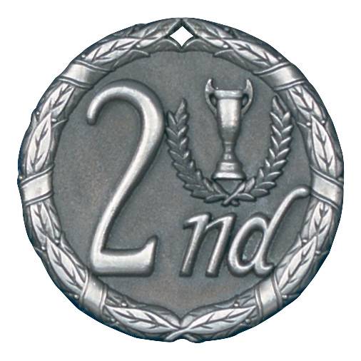 2" 2nd Place XR Series Award Medal