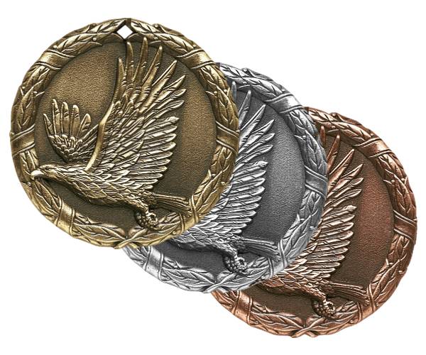 2" Eagle XR Series Award Medal