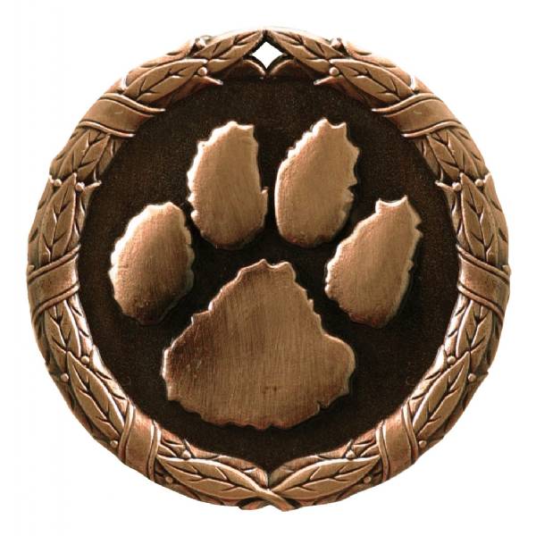 2" Paw Print XR Series Award Medal #4