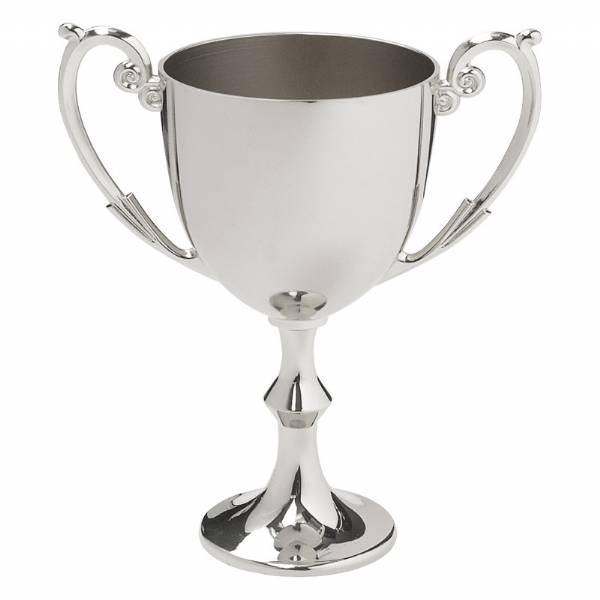 11" Silver Bellissimo Series Metal Cup