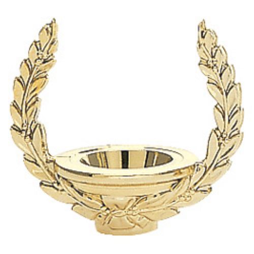 2 5/8" Gold Wreath Trophy Riser