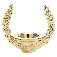 2 5/8" Gold Wreath Trophy Riser