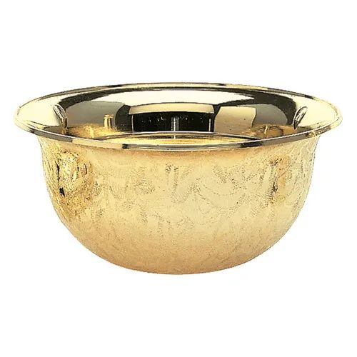 Gold 6" Diameter Plastic Bowl Trophy Cup