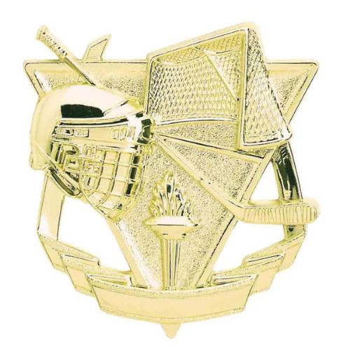 4 3/8" Gold Hockey Plaque Mount Trim