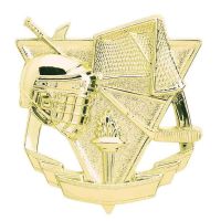 4 3/8" Gold Hockey Plaque Mount Trim