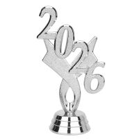 3 1/4" Silver "2026" Year Date Trophy Trim Piece