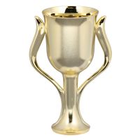 Gold 5 3/8" Tulip Series Plastic Trophy Cup
