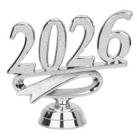 2 1/2" Silver "2026" Year Date Trophy Trim Piece