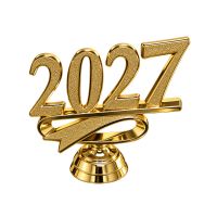 2 1/2" Gold "2027" Year Date Trophy Trim Piece
