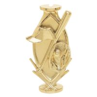 Gold 6" Baseball Sport Scene Trophy Riser