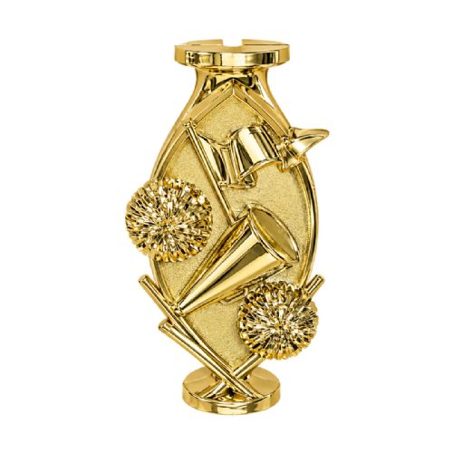 Gold 6" Cheer Scene Trophy Riser