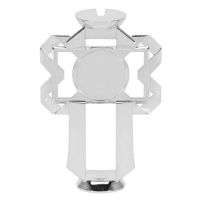 7" Silver Plate and Insert Holder Trophy Riser