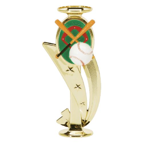 7" Baseball Color Scene Trophy Riser