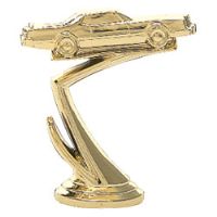 2 3/4" Stock Car Gold Trophy Figure