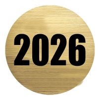 2" 2026 Mylar Trophy Insert