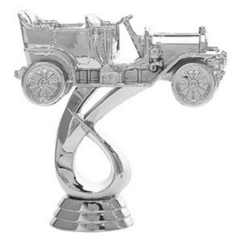 3 3/4" Antique Car Silver Trophy Figure