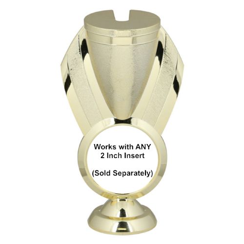 6" Gold Victory Cup Insert Holder Trophy Riser #2
