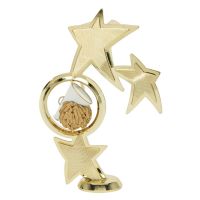 7 3/4" Gold Cheer Color Spin Riser